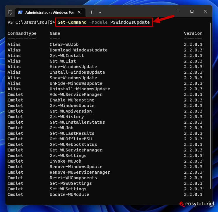 powershell windows update 3 get command module pswindowsupdate
