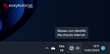 reseau non identifie ethernet 1 probleme solution