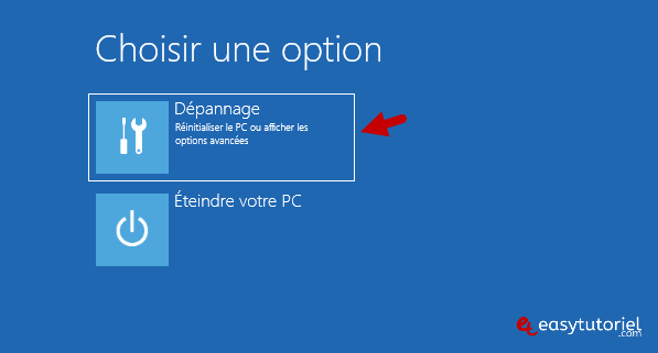 options avancees 13 depannage