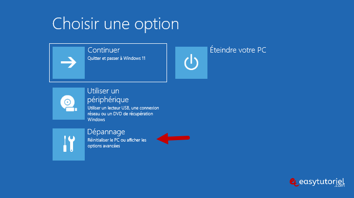 options avancees 4 depannage
