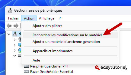 touches clavier solution 15 rechercher les modifications sur le materiel