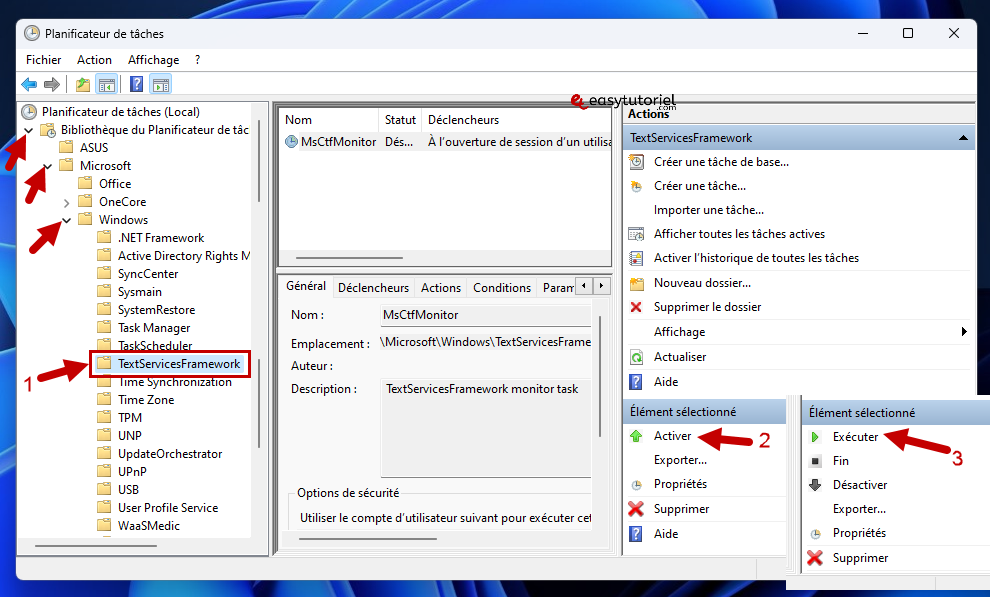 touches clavier solution 18 textservicesframework planificateur de taches