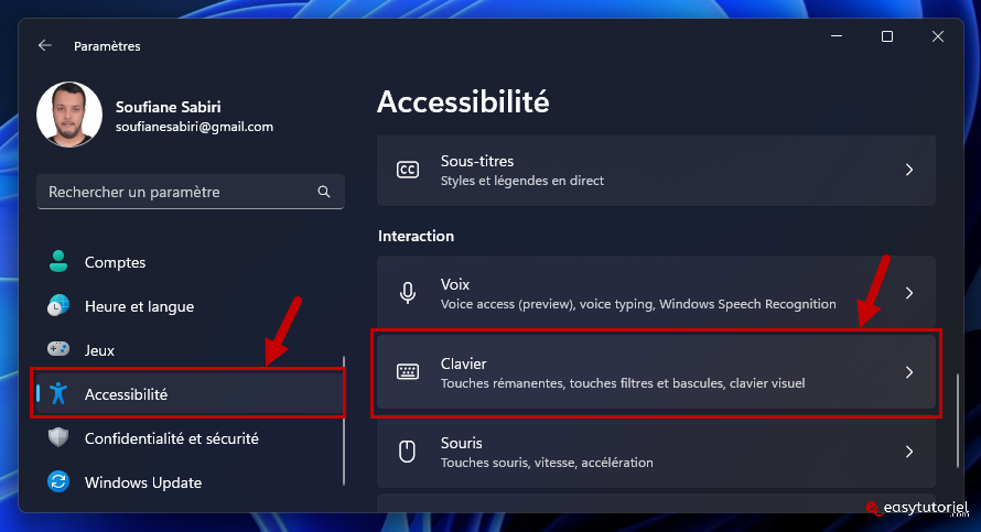 touches clavier solution 6 accessibilite clavier