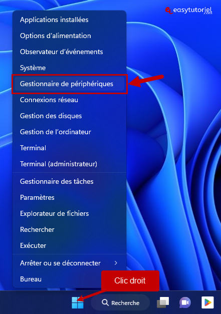 touches clavier solution 8 gestionnaire de peripheriques