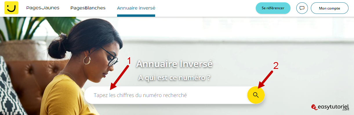 annuaire inverse 1 pages blanches pages jaunes