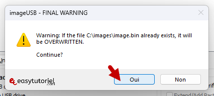 copie integrale cle usb imageusb 4 oui