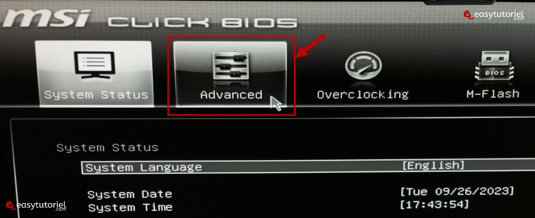 cpu fan error solution bios 1 advanced