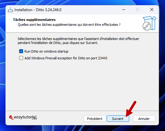 ditto multiples copier coller windows 4 run on windows startup
