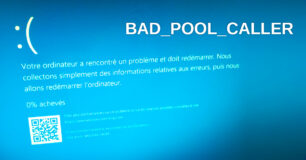 ecran bleu bad pool caller