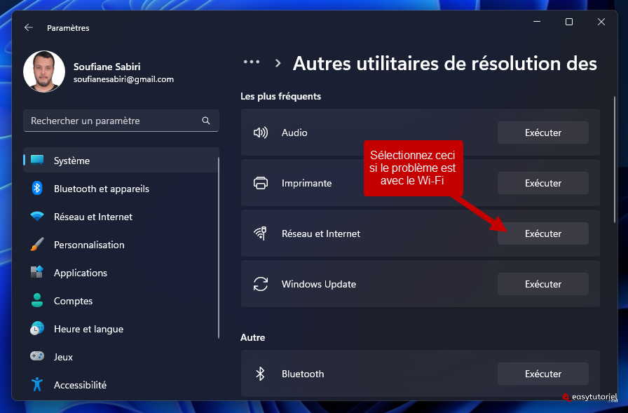 erreur code 10 windows 11 reseau internet