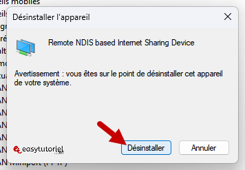 erreur code 10 windows 6 desinstaller