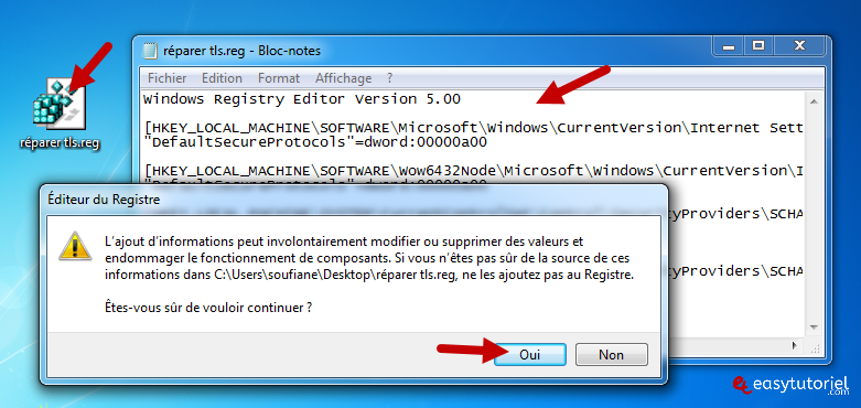 erreur media creation tool windows 12 registry editor reg