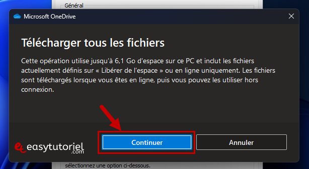 forcer telechargement onedrive windows 4 telecharger tous les fichiers