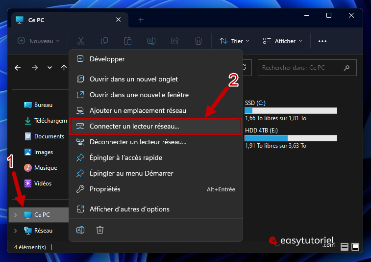 ftp serveur lecteur windows 1 ce pc connecter lecteur reseau