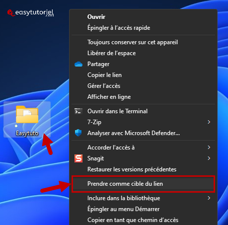 lien symbolique symlink windows 8 prendre comme lien cible