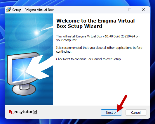 logiciel version portable windows 1 enigma virtual box installation