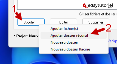 logiciel version portable windows 5 ajouter dossier recursif