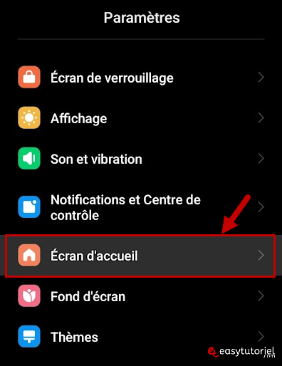 navigations gestes android 2 ecran accueil