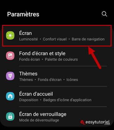 navigations gestes android 7 ecran samsung
