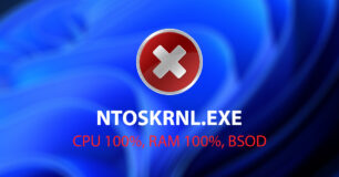 ntoskrnl exe erreur windows cpu ram 100 ecran bleu bsod solution
