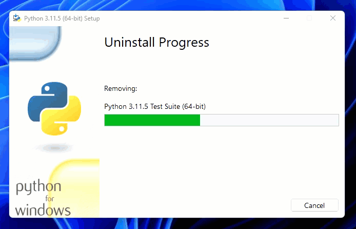 pip pas reconnu powershell cmd windows python 4 desinstallation en cours