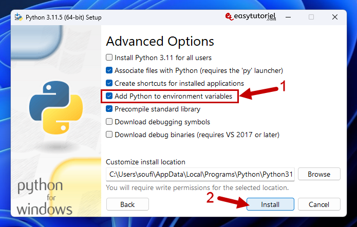 pip pas reconnu powershell cmd windows python 8 add python to path