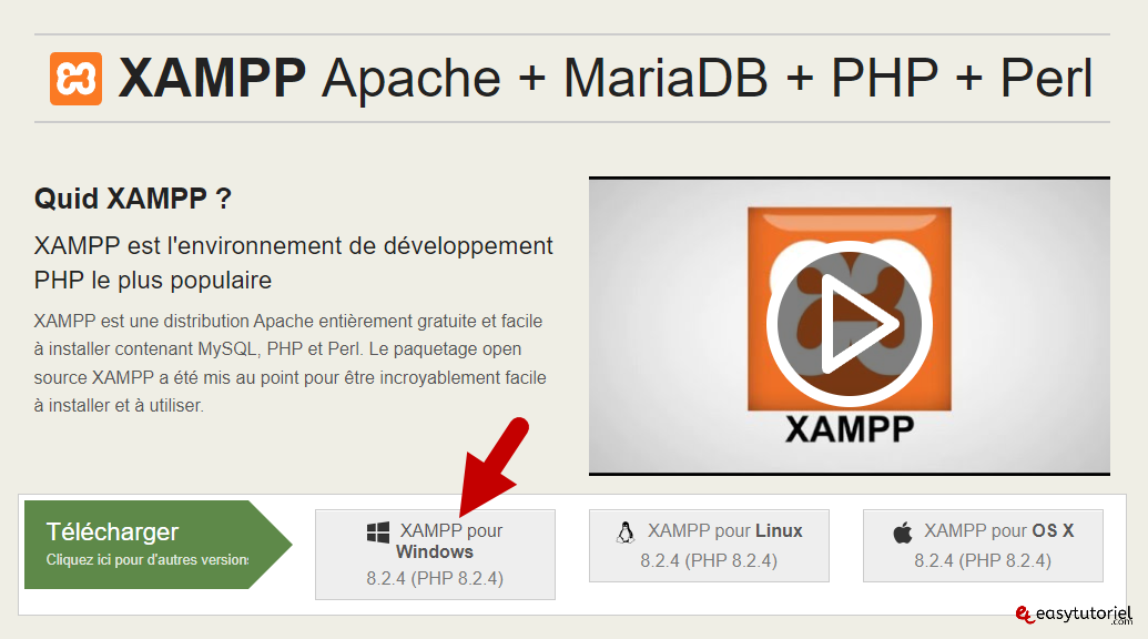 serveur php mysql xampp windows 1 telecharger