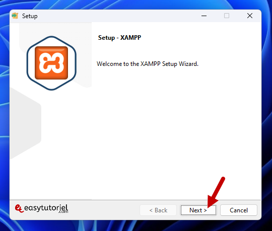 serveur php mysql xampp windows 6 installation