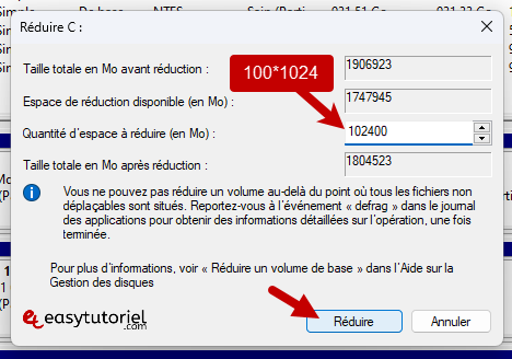 ubuntu dual boot windows 11 11 reduire 100go