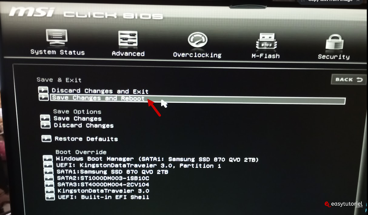 ubuntu dual boot windows 11 20 enregistrer et redemarrer