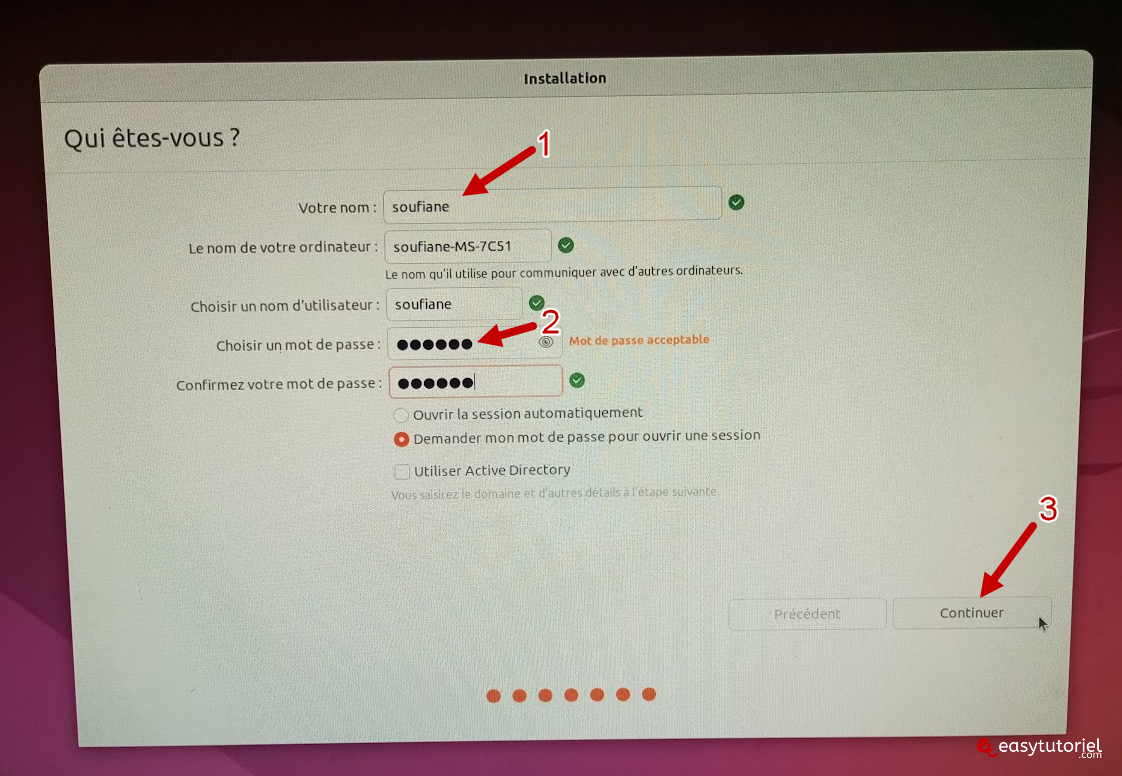 ubuntu dual boot windows 11 30 utilisateur sudo