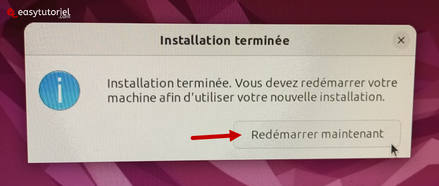 ubuntu dual boot windows 11 32 redemarrer installer terminee