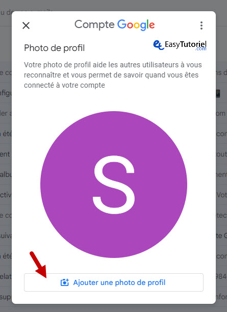 changer photo profil gmail pc 3