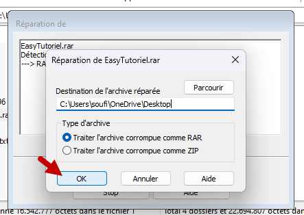 erreur winrar endommage inconnu 4