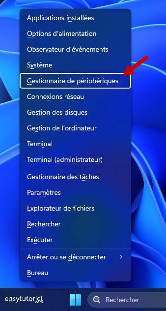 gestionnaire de peripheriques