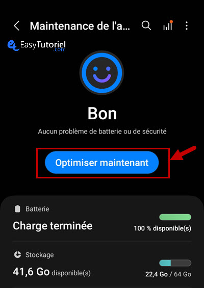 optimiser appareil android 4
