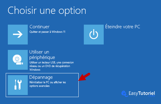 restaurer windows 11 4