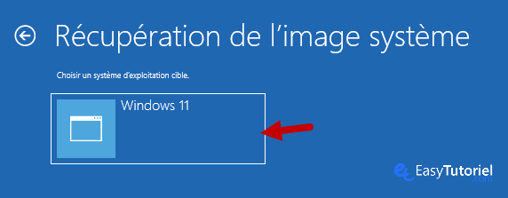 restaurer windows 11 6