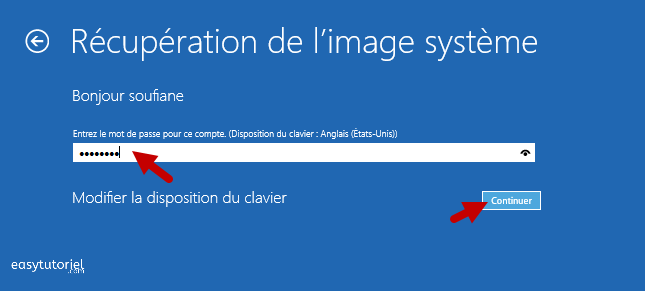 sauvegarde windows 10 13 mot de passe