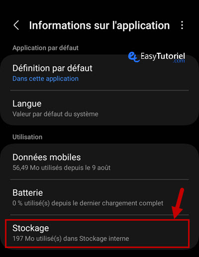 vider cache application android 4