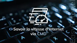 savoir vitesse internet cmd cli speedtest