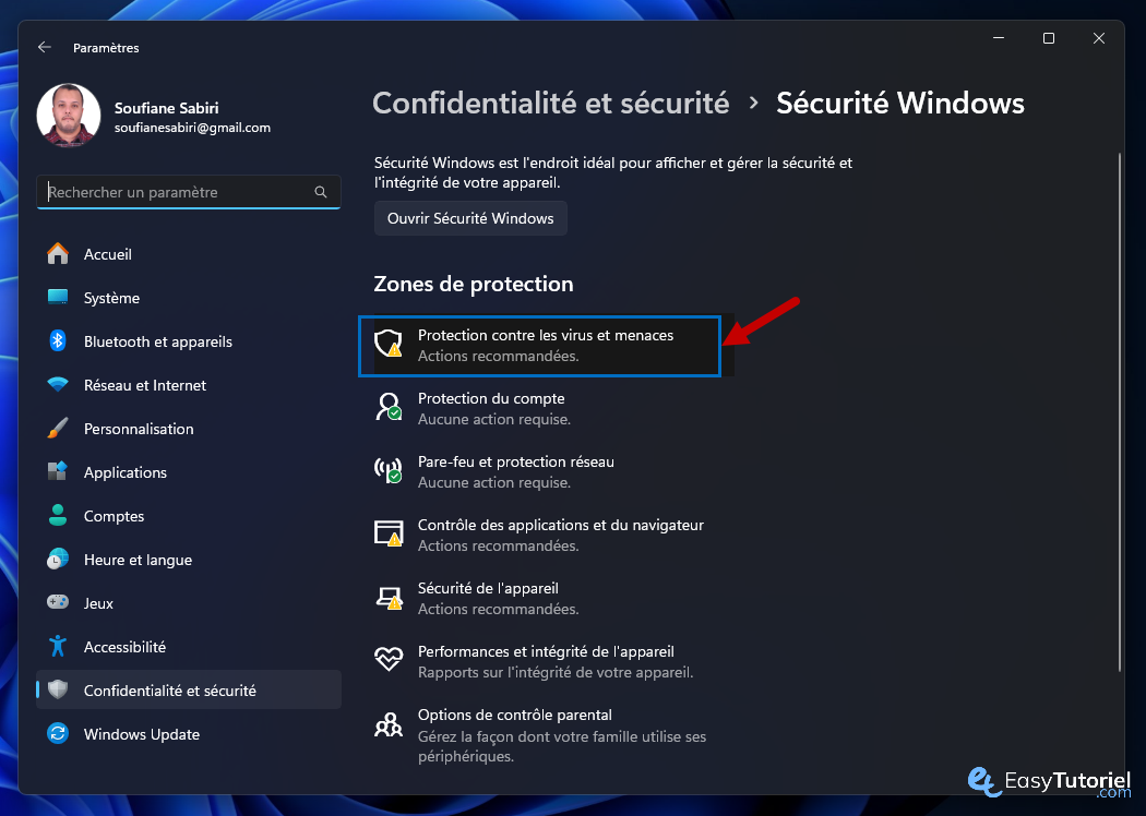 Antimalware Service Executable 100 7 protection contre les virus et menaces
