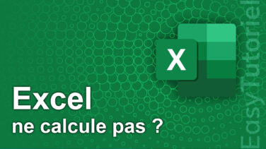 excel ne calcule pas