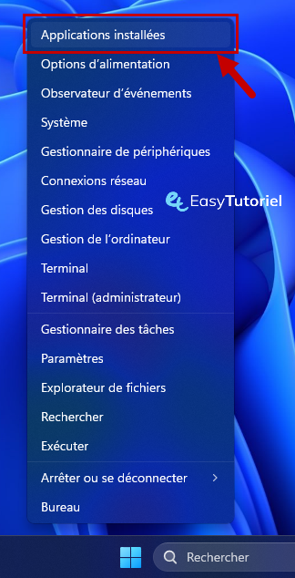win x applications installees