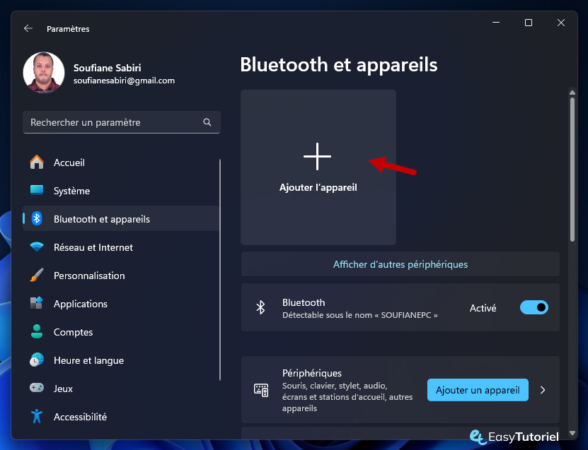 activer bluetooth windows 11 4 ajouter appareil