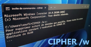 cipher w commande windows