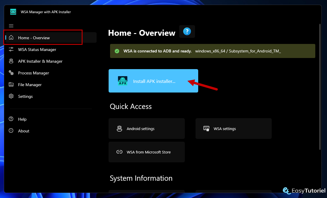 wsa manager apk installer windows 19 apk installer