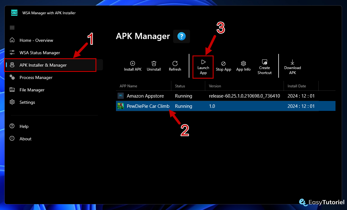 wsa manager apk installer windows 23 launch apk pewdiepie car climb