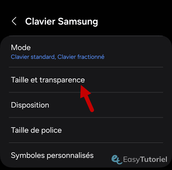 agrandir lettres clavier android 2