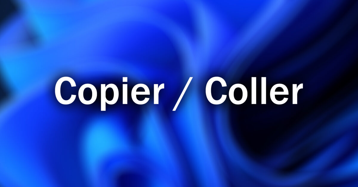 copier coller windows mac linux clavier souris